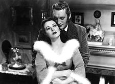 Hedy Lamarr with George Sanders in Edgar G Ulmer's The Strange Woman